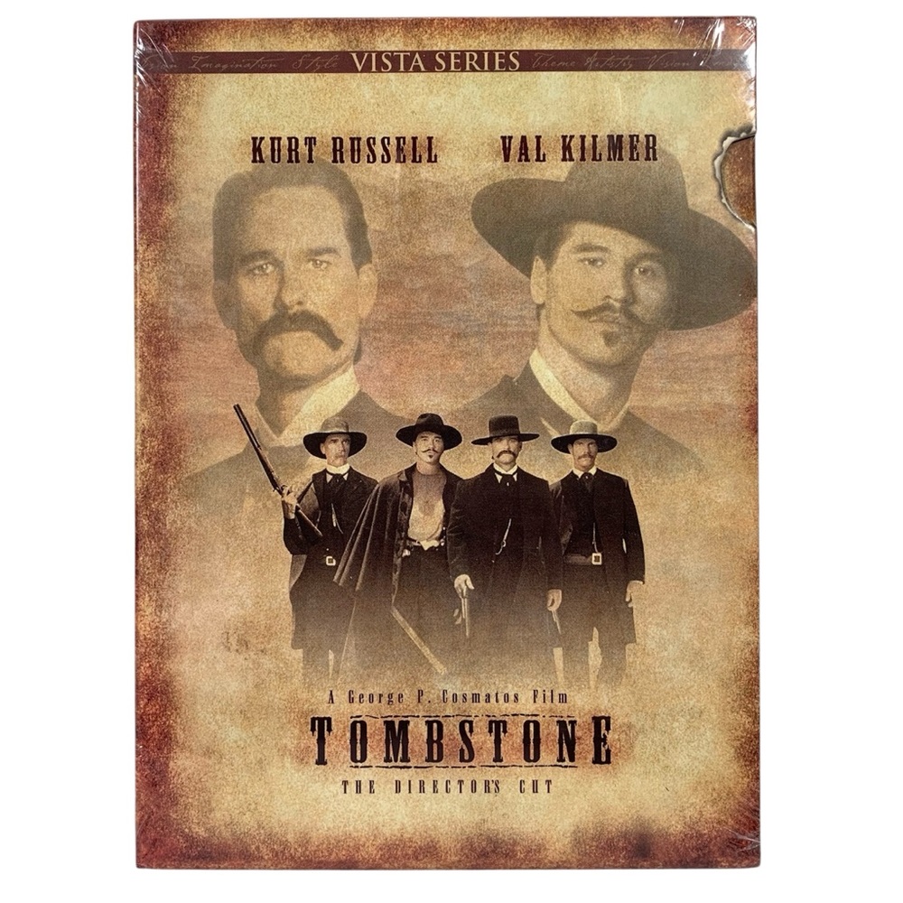 Tombstone Vista Series The Director’s Cut DVD Western Kurt Russell Val Kilmer